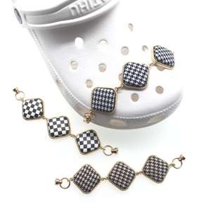 2025 nouveauté haut de gamme métal cristal <span class=keywords><strong>roche</strong></span> sabot chaînes à la mode chaussure décoration accessoire pour femmes bricolage sabot chaussures - Product Image 6