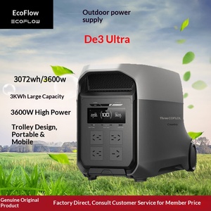Nouvelle alimentation extérieure 3-en-1 220V haute puissance pour stockage d'énergie d'urgence, batterie mobile de camping De 3ultra - Product Image 1