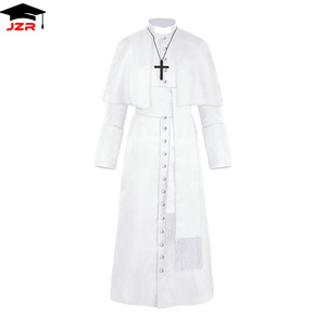 Trois modèles <span class=keywords><strong>Prêtre</strong></span> Robes pour Église <span class=keywords><strong>Catholique</strong></span> Diacre À Capuche Vêtement Chrétien Chasuble Messe Brodé Imprimé Église Costumes - Product Image 1