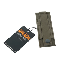 Pochette tactique MOLLE en nylon 500D pour ciseaux, pochette EDC à fermeture velcro, mini pour l'extérieur