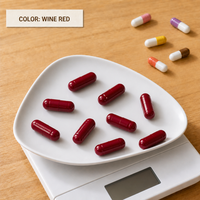 Capsules vides à base de plantes HPMC, tailles 000 à 4, colorées, sans TiO2, sans EO, certifiées TDS, performance stable pour haute vitesse