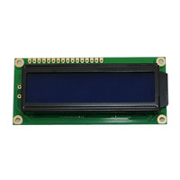 وحدة عرض LCD نقطية STN مباشرة من المصنع، 1602، 16 حرفًا، سطرين