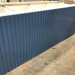 Panneaux MDF flexibles revêtus de film PVC, panneau de meuble en bois pliable, panneau MDF cannelé incurvé - Product Image 2