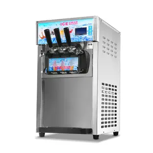 Fully automatic commercial sundae vertical ice cream machine