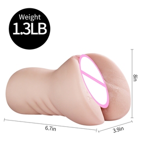 Molde Invertido para Glúteos Xiaolongze Yin, Juguete Sexual con Forma <span class=keywords><strong>de</strong></span> Glúteos Grandes, Copa <span class=keywords><strong>de</strong></span> Avión, Vagina Realista, TPE 100% Impermeable - Product Image 6