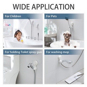 Bagno Fisso Nessuna Perforazione <span class=keywords><strong>Ventosa</strong></span> Supporto Della Testa di Acquazzone Di Regolabile in Altezza - Product Image 4