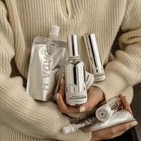 Flacons pulvérisateurs vides uniques en or et argent électroplaqué de 15 ml, 30 ml, 50 ml, 100 ml – Contenants cosmétiques rechargeables pour parfum
