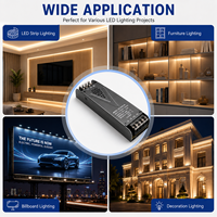 Alimentation électrique à tension constante LED ultra-mince 12V 100W AC-DC pour projecteur et éclairage public à haute efficacité