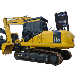 Pelles hydrauliques sur chenilles d'occasion d'origine japonaise Komatsu Pc160-7 16 tonnes Pc160 160-8 pelleteuses à godets d'occasion - Product Image 1