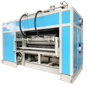 7000 pieces per hour waste paper recycling automatic rotating disposable alveoles paper apple flat egg crate tray making machine