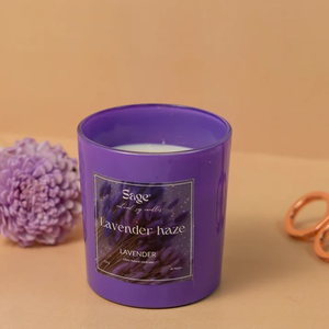 Vela Aromática Lavender Haze, Fragancia Floral para el Hogar, Ambiente Relajante, Decoración de Spa, Dormitorio, Sala de Estar - Product Image 1