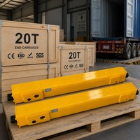 Ensemble de chariot d'extrémité de grue portique Marque Elk Capacité 100T Portée 20m Classe de travail A3-A5 Garantie 2 ans pour la construction extérieure