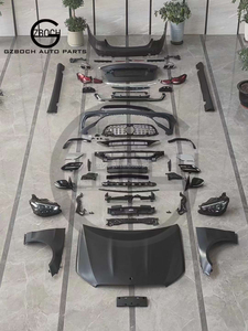 W212 à w213 pare-chocs de voiture pour Mercedes W212 classe E mise à niveau 2023 W213 E63 AMG kit <span class=keywords><strong>carrosserie</strong></span> phares feu arrière capot voiture garde-boue - Product Image 2