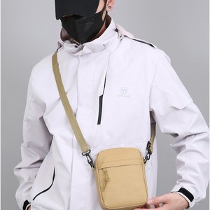 Sacs bandoulière messager tendance en gros pour hommes et femmes, usage quotidien, fermeture éclair, style sling noir - Product Image 4