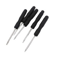 2.0mm 3.0mm Nickel Plated Steel Small Screwdriver Set Ergonomic Handle Cross Slotted for Furniture Lock Repair