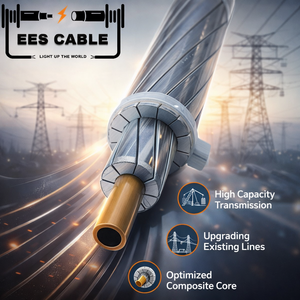 <span class=keywords><strong>Cable</strong></span> de Transmisión Aérea ACCC, Conductor de Aluminio con Núcleo Compuesto, Alambre Trapezoidal JLRX1/F1A-416/52 - Product Image 2