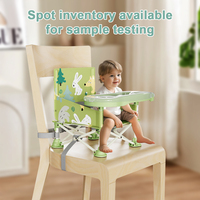 Chaise haute pliable pour bébé Prodigy CF002, double couche plaquée, sûre et sécurisée, chaise d'alimentation pour nourrissons, extérieur ou intérieur