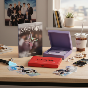 TomorrowxTogether (TXT)-the Star Chapter Sanctuary CD-เพลงภาษาอังกฤษพร้อมหนังสือภาพและโฟโต้การ์ดจากเกาหลี - Product Image 3