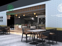 Meubles de bar rustiques pour restaurant, comptoir de café à vendre