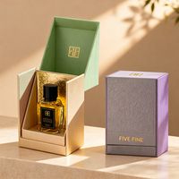 Boîte à parfum de haute qualité avec laminage mat - Impression UV personnalisée - Matériaux recyclés écologiques - Boîte rigide - Emballage cadeau