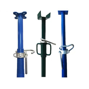 Support de <span class=keywords><strong>toit</strong></span> robuste télescopique Acro Prop réglable échafaudage accessoires en acier avec plaque de fleur carrée - Product Image 1