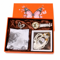 Coffret Cadeau Festif pour Femme : Perles de Prière, Montre Tendance, Lunettes de Soleil, Stylo en Cristal – Kit Complet pour les Fêtes
