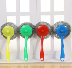 <span class=keywords><strong>Estropajo</strong></span> de metal con <span class=keywords><strong>mango</strong></span> <span class=keywords><strong>Estropajo</strong></span> de malla Rollo de malla galvanizada para limpieza de cocinas - Product Image 6