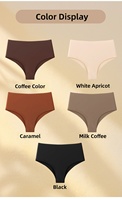 Culottes sans coutures taille mi-haute pour femmes en coton/nylon, séchage rapide, respirantes, antibactériennes, écologiques, effet push-up, effet seconde peau