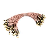 YZlink Factory RG316 RP Plug Switch N TNC BNC UHF MCX MMCX TS9 CRC9 Câble de queue de cochon à Angle droit droit