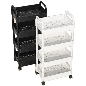 Kitchen Storage Rack 5 Tier Mobile <b>Trolley</b> With Wheels For Food Vegetable Fruit Organizer Multifunctional Kitchen Cart - Product Image 5
