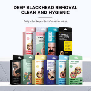 Lembar masker hidung, arang bambu Herbal kustom Anti jerawat pembersihan dalam penghilang komedo - Product Image 2