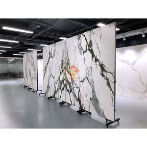 מסגרת ברזל בצורת T לעמוד עם מסך צלחת מתכת גרסה ניידת עבור סלע קרמיקה ניתן להזיז - Product Image 3