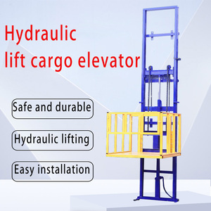 Produsen profesional Lift barang hidrolik Lift kargo Dual Guide rel kargo <span class=keywords><strong>Platform</strong></span> Lift - Product Image 6
