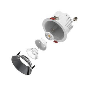 Plafonniers en aluminium blanc et noir de 75 mm, 90 mm, 120 mm, 140 mm, 160 mm, 190 mm avec driver isolé pour <span class=keywords><strong>faux</strong></span> <span class=keywords><strong>plafond</strong></span> COB - Product Image 5
