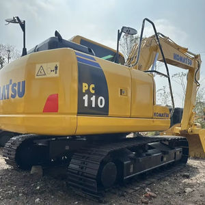 รถขุดไฮดรอลิกแบบตีนตะขาบ Komatsu PC110 ขนาด 11 ตัน มือสอง พร้อมปั๊มเกียร์บ็อกซ์ และ PLC - เครื่องจักรก่อสร้างงานดิน - Product Image 1