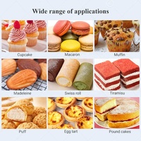 Distributeur de gâteaux, machine à cupcakes automatique, ligne de production de macarons, machine à fabriquer des madeleines, déposeur de muffins