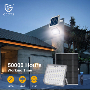 200W 300W Outdoor Solar <b>Flood</b> <b>Light</b> 3000lm High Lumen & 30AH Capacity IP65 Waterproof for Plaza Road, Park Lighting - Product Image 2