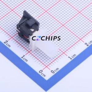 TPB01-109L10-RF Tactile Switch Through hole Component THT Switch Single Pole Single Throw Round Button Right Angle Insert 17.8mm - Product Image 1