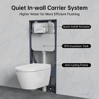 WC mural suspendu de luxe avec chasse d'eau automatique, bidet électrique, toilette intelligente grise pour salle de bain