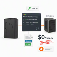 Localisateur de voiture avec API ouverte pour intégration logicielle Traccar GT06, serveur autonome 4G LTE, sans frais mensuels, alerte, tracker GPS sans fil
