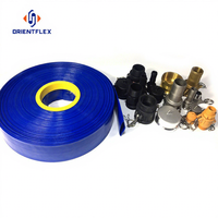 Tuyau d'irrigation agricole plat flexible en PVC/TPU de 1,5, 3, 5, 6 et 8 pouces pour l'irrigation