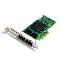 E1G44HT Carte réseau serveur I340-T4 Quad Port 10/100/1000Mbps PCI-Express 4x RJ45