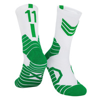 USA Crew Basketball Socks Chaussettes Elite N B personnalisées