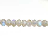 Perles de pierres précieuses facettées rondes naturelles 4x6mm, perles de pierres facettées rondes en quartz cristal unakite pour la fabrication de bijoux 4mmx6mm