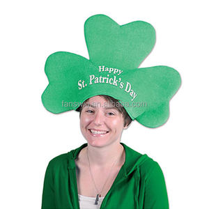 Chapeaux en feutre personnalisés imprimés, chapeaux trèfle pour la Saint-Patrick, accessoires de fête pour hommes et femmes - Product Image 2