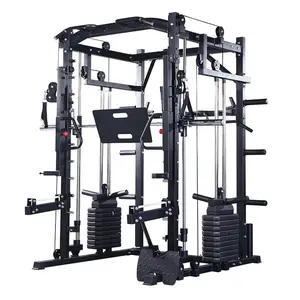 Factory Supply High Quality Smith Machine Integrated Training Equipment Commercial Fitness Equipment Squat Bench Press