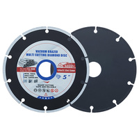 Disque de coupe diamanté pressé à chaud, revêtement Ti, largeur 1 1/2, 24 TPI pour métal, acier inoxydable, fer, OEM personnalisé 115mm/125mm