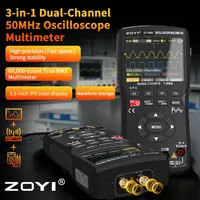 ZOYI ZT-706 3-in-1 Automotive Oscilloscope Multimeter True RMS Waveform Generator 180x85x45mm for Vehicle Repair Electrical Use