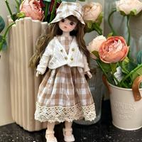 Poupées miniatures de 30 cm, mignonnes et tendance, modèle de jouet en plastique avec articulations mobiles, yeux simulés, charnières, à habiller soi-même, cadeau d'anniversaire pour enfants