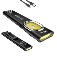 Lampe torche UV rechargeable par USB 700LM, lampe de poche LED EDC, torche magnétique améliorée, lumière de travail, logo personnalisé, multi-modes, étanche, camping